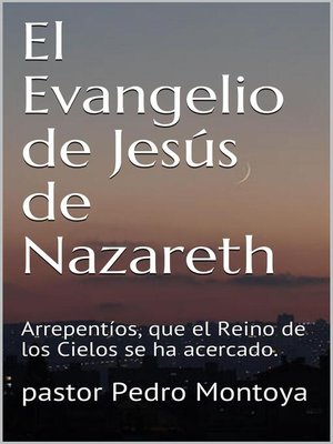 cover image of El Evangelio de Jesús de Nazareth